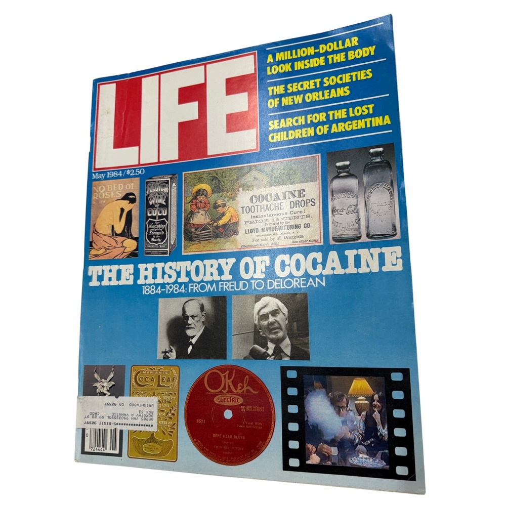 Vintage LIFE Magazine May 1984 History of Cocaine Freud DeLorean New Orleans